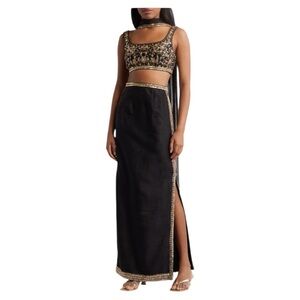 NWOT Sani Ravi Beaded Lehenga Skirt